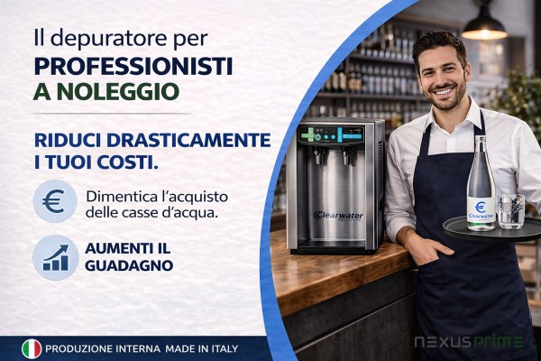 Depuratore d'acqua per professionisti