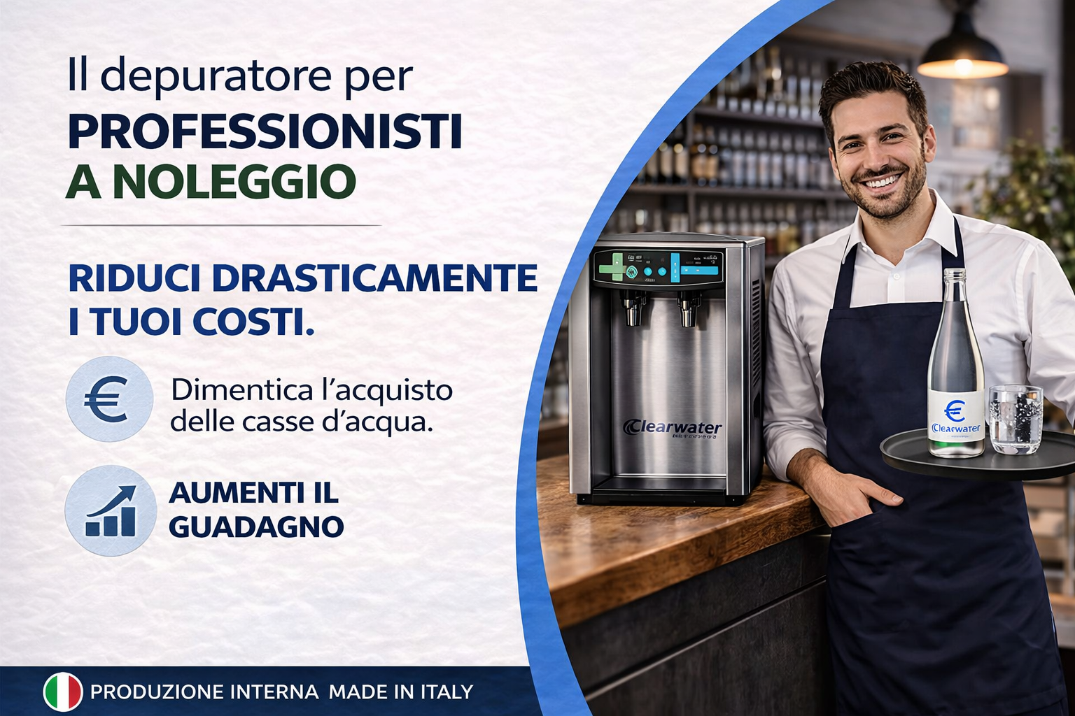 Depuratore d'acqua per professionisti